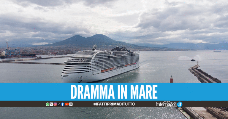Choc sulla crociera nel Porto di Napoli, uomo trovato morto in piscina