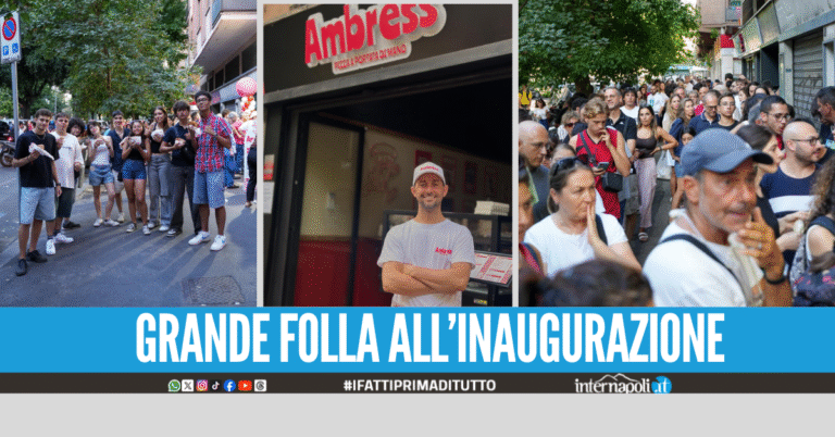 Grande successo per Ambrèss, la pizza a portafoglio di Avallone è già leader dello street food a Roma