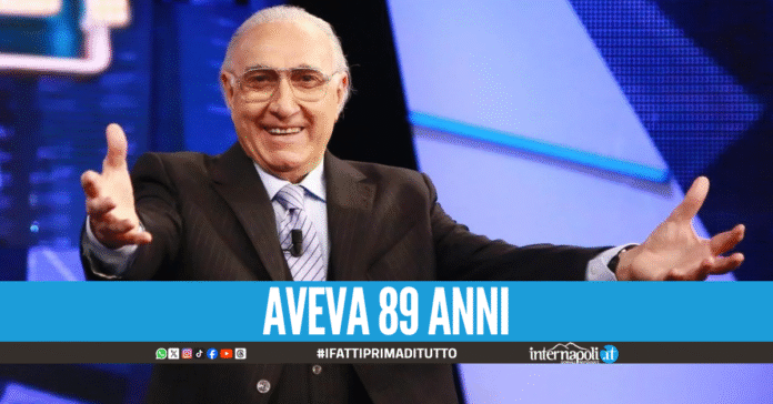 Lutto nel mondo della televisione, è morto Pippo Baudo