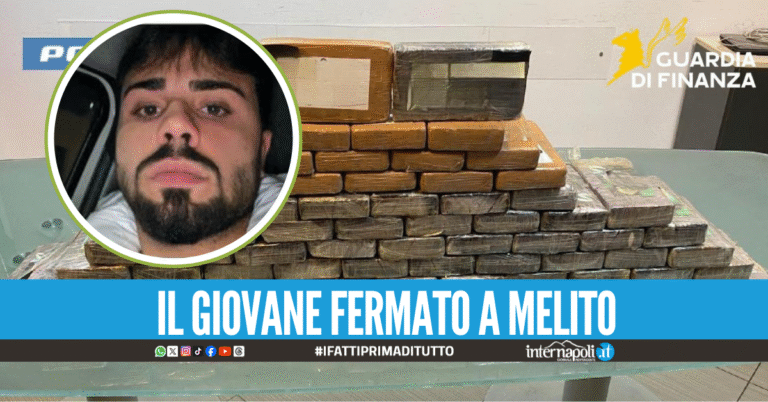 Preso con 80 Kg di cocaina, il carico destinato alle piazze di spaccio di Scampia e Secondigliano