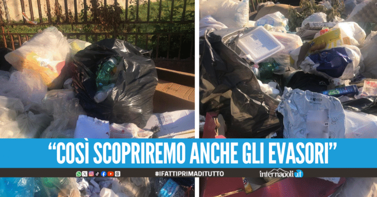 Sant'Antimo. Operazione 'apri-sacchetti' per scoprire gli incivili ed i zozzoni