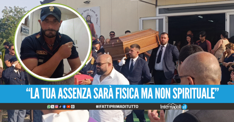 Sei stato un servitore dello Stato. L'omaggio dei colleghi al poliziotto Ciro Luongo