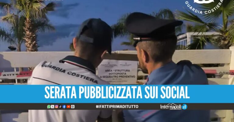 Discoteca abusiva sul lido in Calabria, sequestro urgente della nota struttura