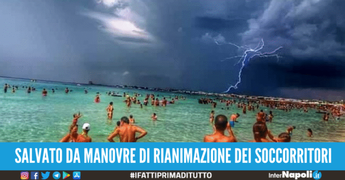 fulmine spiaggia