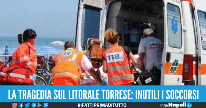 morto lido azzurro torre annunziata
