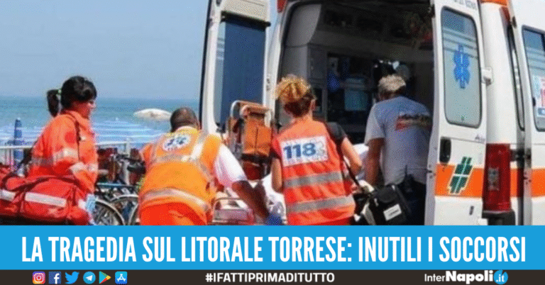 morto lido azzurro torre annunziata