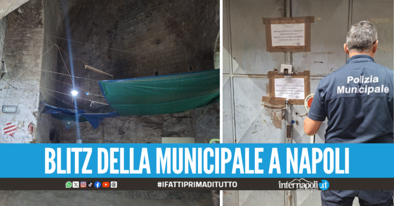 Blitz ai Quartieri Spagnoli, locale commerciale in un immobile comunale