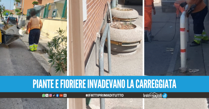 Blitz anti sosta abusiva a Giugliano, rimossi 20 paletti in tre zone della città
