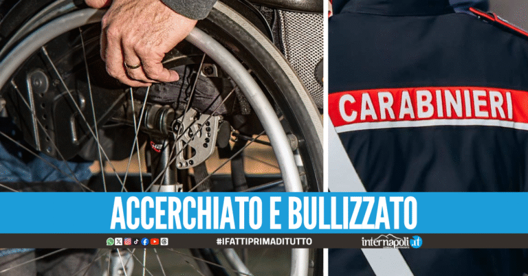 Choc a Eboli, disabile in carrozzina picchiato e accoltellato dai bulli