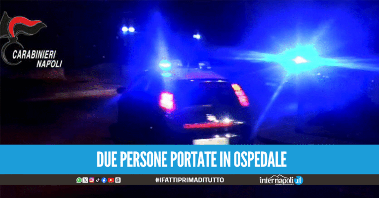 Prima la lite poi gli spari, due persone ferite in provincia di Napoli