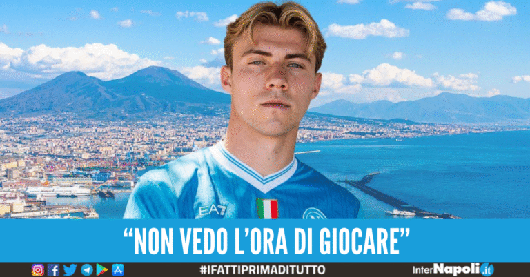 Hojlund si presenta: “Tifosi del Napoli incredibili, darò tutto per questa maglia”