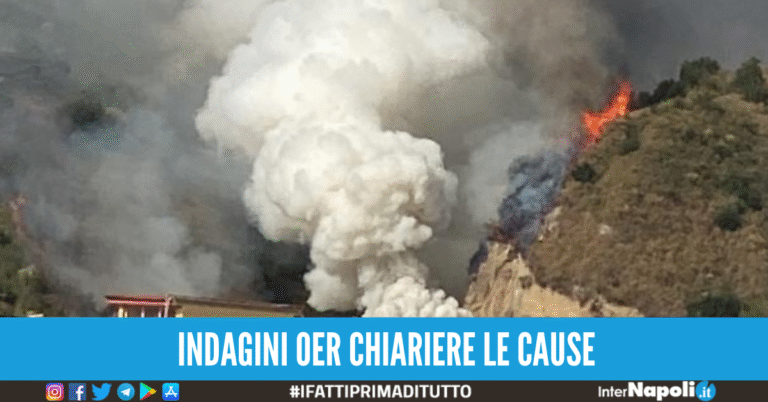 Esplosioni in fabbrica di fuochi d’artificio a Pianura, feriti 3 pompieri e 2 carabinieri