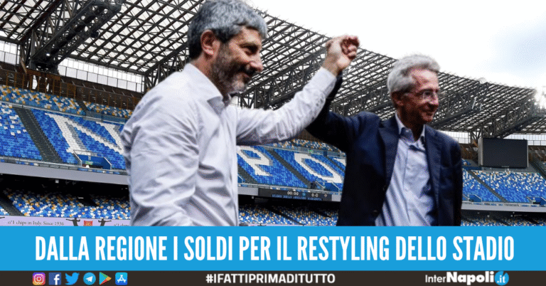 È già campagne elettorale, accordo da 150 milioni tra Fico e Manfredi per il Maradona