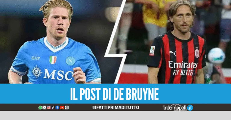 Anche De Bruyne celebra Modric: “Tutti amano il bel calcio. Bello rivederti fratello”