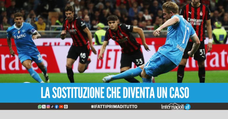 Di Lorenzo smonta la polemica KDB-Conte :”Sono cose che capitano”