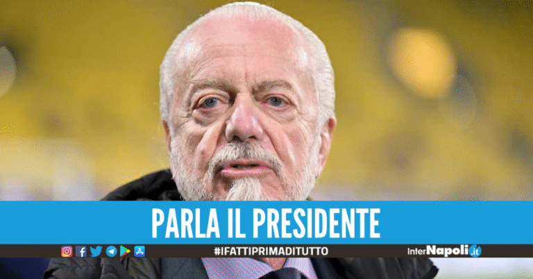 De Laurentis a Sky Sport: “Ci auguriamo una bella prestazione, confido in Conte”