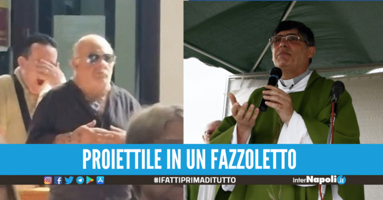Proiettile a Don Patriciello durante la messa, arrestato Vittorio De Luca