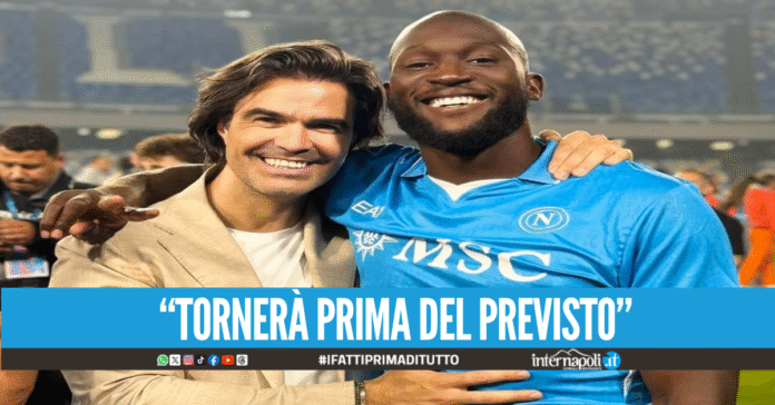 Federico Pastorello e Romelu Lukaku assieme