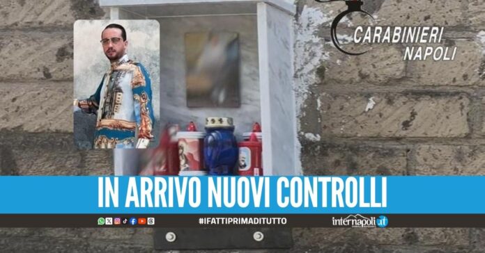 Omicidio a Gragnano, rimosso l'altarino per Alfonso Cesarano