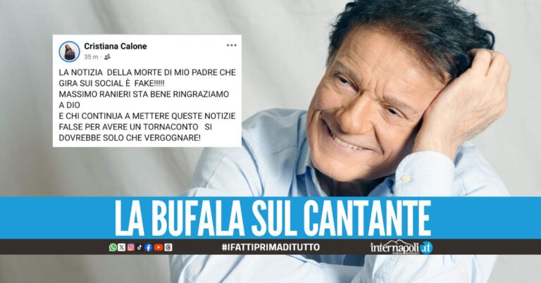"Massimo Ranieri è morto", la figlia smentisce la fake news