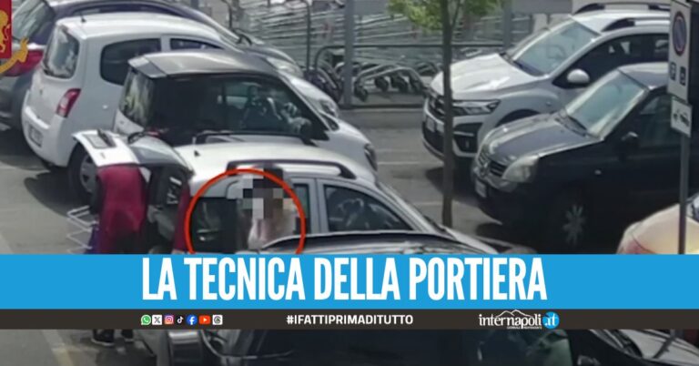 Furti nelle auto nei parcheggi dei supermercati, 3 arresti tra Napoli e Pistoia
