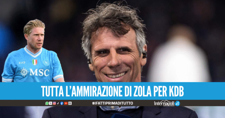 Zola incorona De Bruyne: “Il più forte al mondo su due cose”