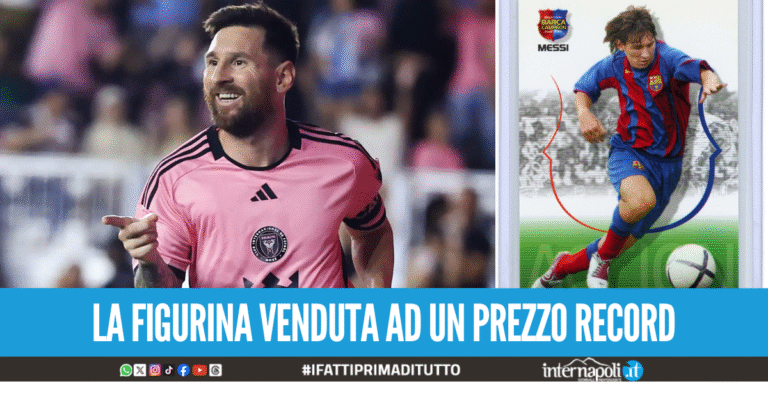 Figurina di Messi venduta ad una cifra stratosferica
