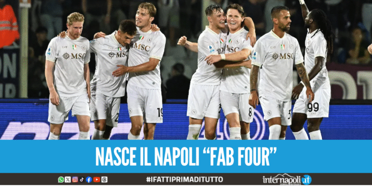 Così è nato il Napoli dei ‘Fab Four’, l’idea tattica per non rinunciare a nessun big a centrocampo