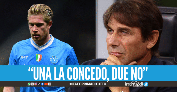 Conte spegne il caso De Bruyne ma avvisa il belga: 