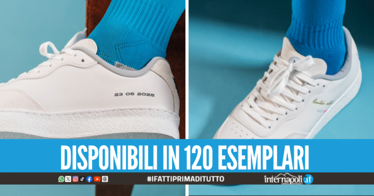 Il Napoli ha le sue scarpe, la Sneakers presenta l'edizione "Scudetto" dedicata agli azzurri