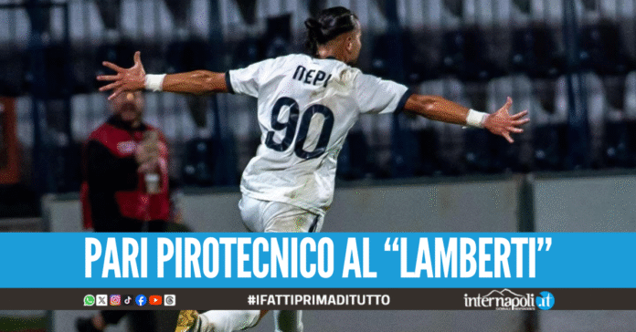 Termina 2-2 il match tra Giugliano e Cavese, i tigrotti partono male ma rischiano il colpaccio nel finale