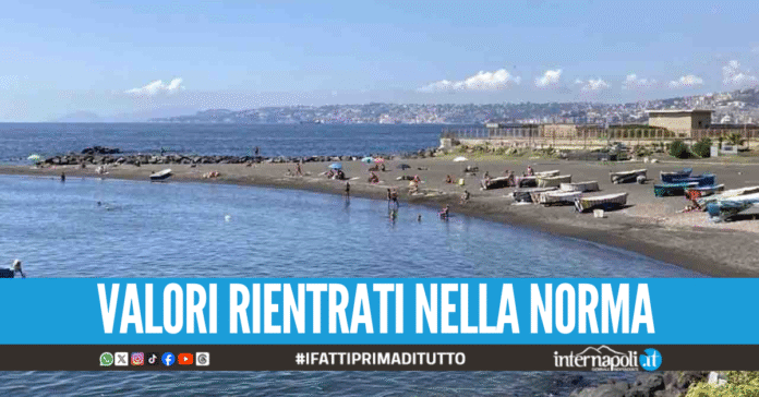 Il mare a Pietrarsa torna balneabile dopo lo stop, c'è l'ok dell'Arpac