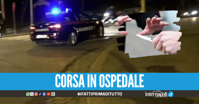Lite finisce a coltellate a Mondragone, giovane colpito alla gola