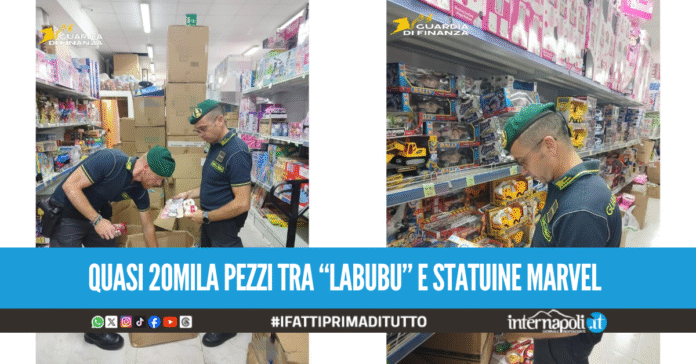 Giocattoli, peluche e abiti falsi: maxi sequestro della Finanza nel Salernitano