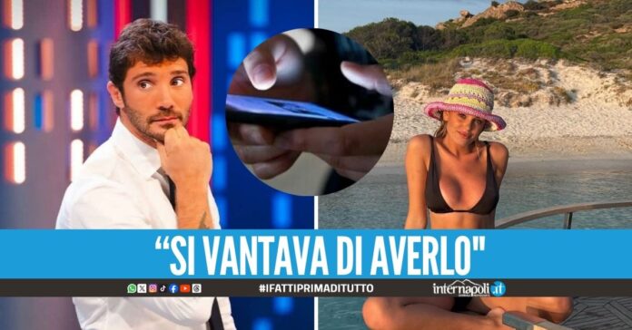 Video intimo di Stefano De Martino, condivisione partita da Diamante