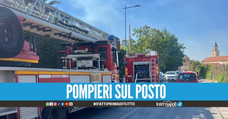 Ennesimo incendio a Giugliano, fiamme in appartamento