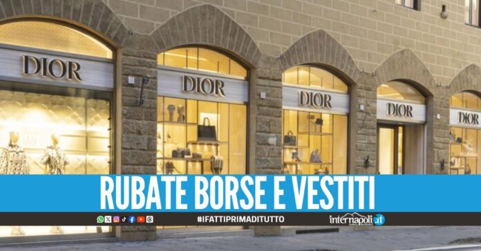 Furto da 200mila contro il negozio Dior, caccia ai banditi a Firenze