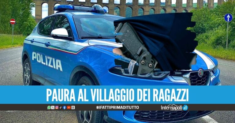 Minaccia 2 ragazzini con la pistola, 40enne arrestato nel Casertano