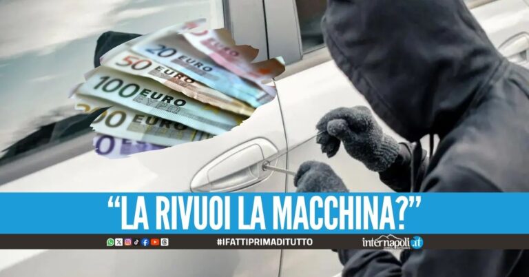 Pusher tenta anche il 'cavallo di ritorno' dell'auto a Castellammare