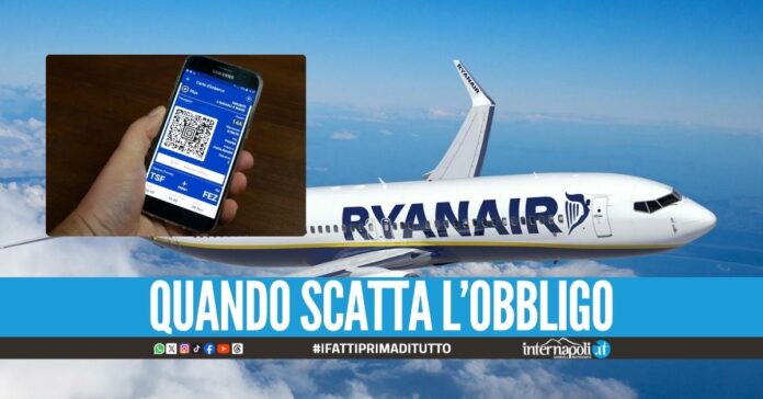 Obbligo di carta d'imbarco digitale per i voli Ryanair, stop al cartaceo