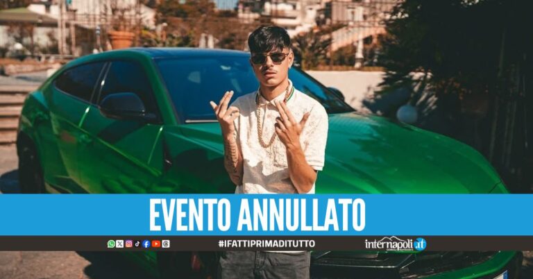 Non si terrà il concerto del rapper napoletano Frezza previsto per il 27 settembre a Montefredane in Irpinia. Il sindaco Ciro Aquino