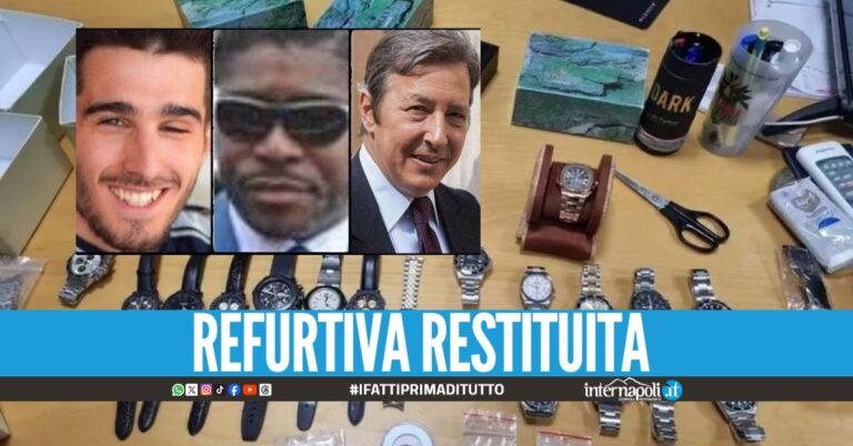 Orologi di lusso restituiti ai vip, giro di ricettazione a Napoli