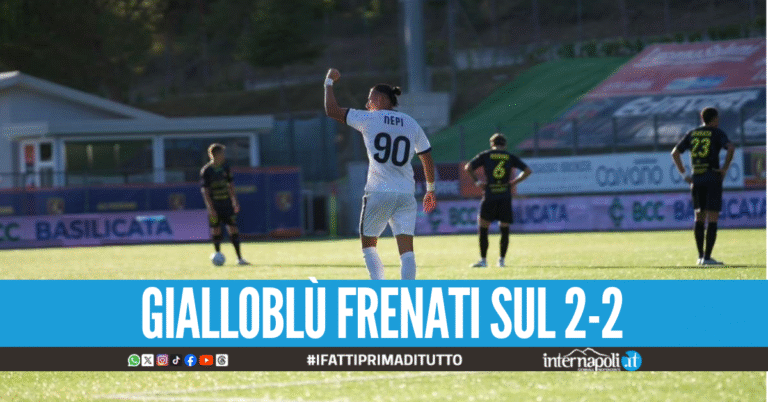 Il Giugliano sfiora il colpaccio in trasferta, tigrotti raggiunti nel finale dal Picerno