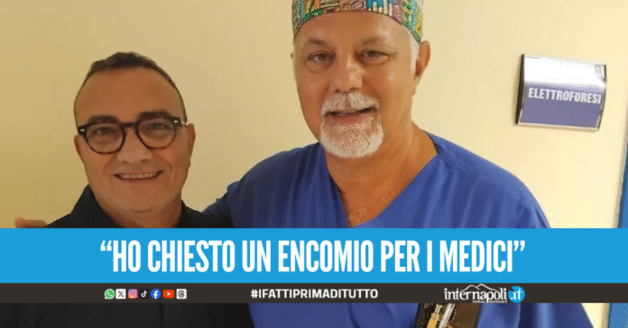 Colpito da un infarto e quattro arresti cardiaci, salvataggio record in ambulanza a Sarno