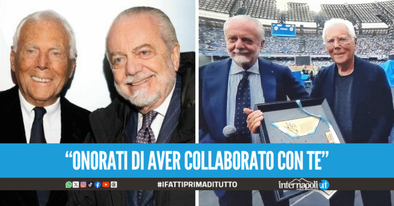 Il cordoglio di ADL e SSC Napoli a Giorgio Armani: "Un'icona di eleganza e stile"