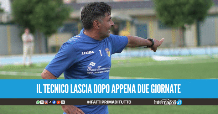E' finita tra il Giugliano e mister Colavitto, c'è la risoluzione del contratto