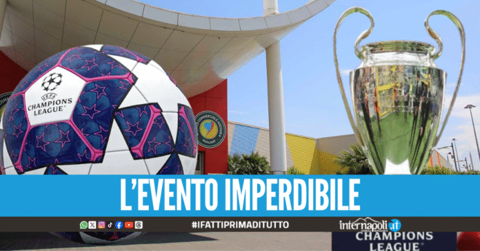 La Champions League fa tappa a Giugliano: dove e quando sarà possibile visitare la coppa 