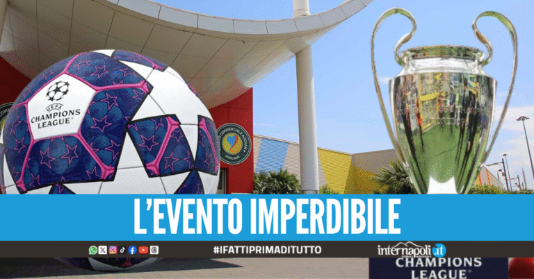 La Champions League fa tappa a Giugliano: dove e quando sarà possibile visitare la coppa "dalle grandi orecchie"