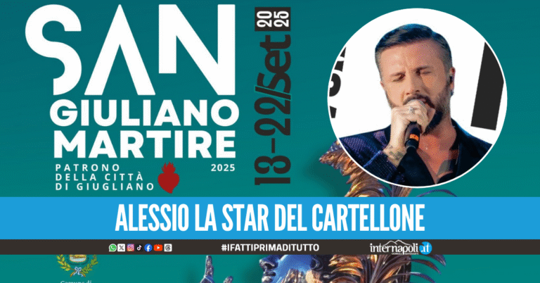 Festa di San Giuliano a Giugliano, il programma completo degli eventi