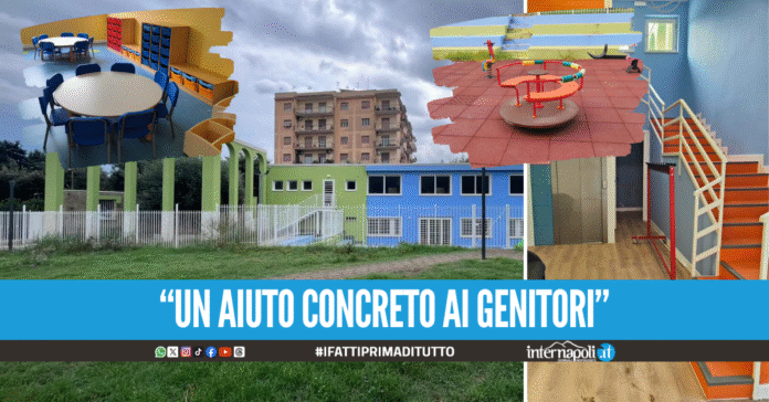 Giugliano inaugura il nuovo asilo nido comunale: posti gratuiti per 20 bambini